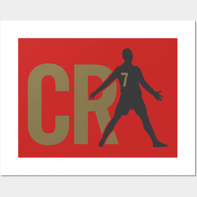 CR7 - Cristiano Ronaldo Wall Art by 4ONE7